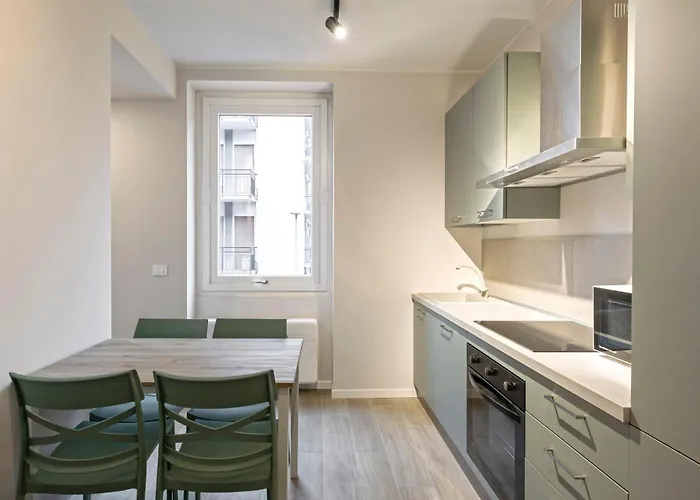 Moderno Cucina Salvia In Centro